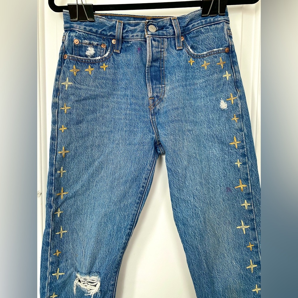 Embroidered Levi’s